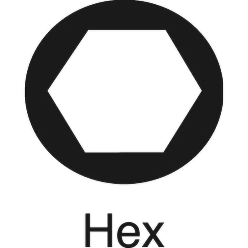 Hex Set, 6 pc., 1/16, 5/64, 3/32, 7/64, 1/8, 9/64"